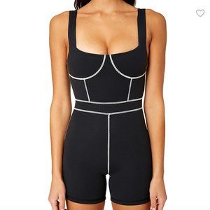 Activewear Corset Bodysuit Workout WeWoreWhat